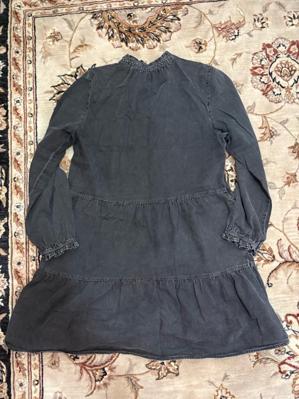 GAP Washed Black Long Sleeve Dress - Picture 8 of 10